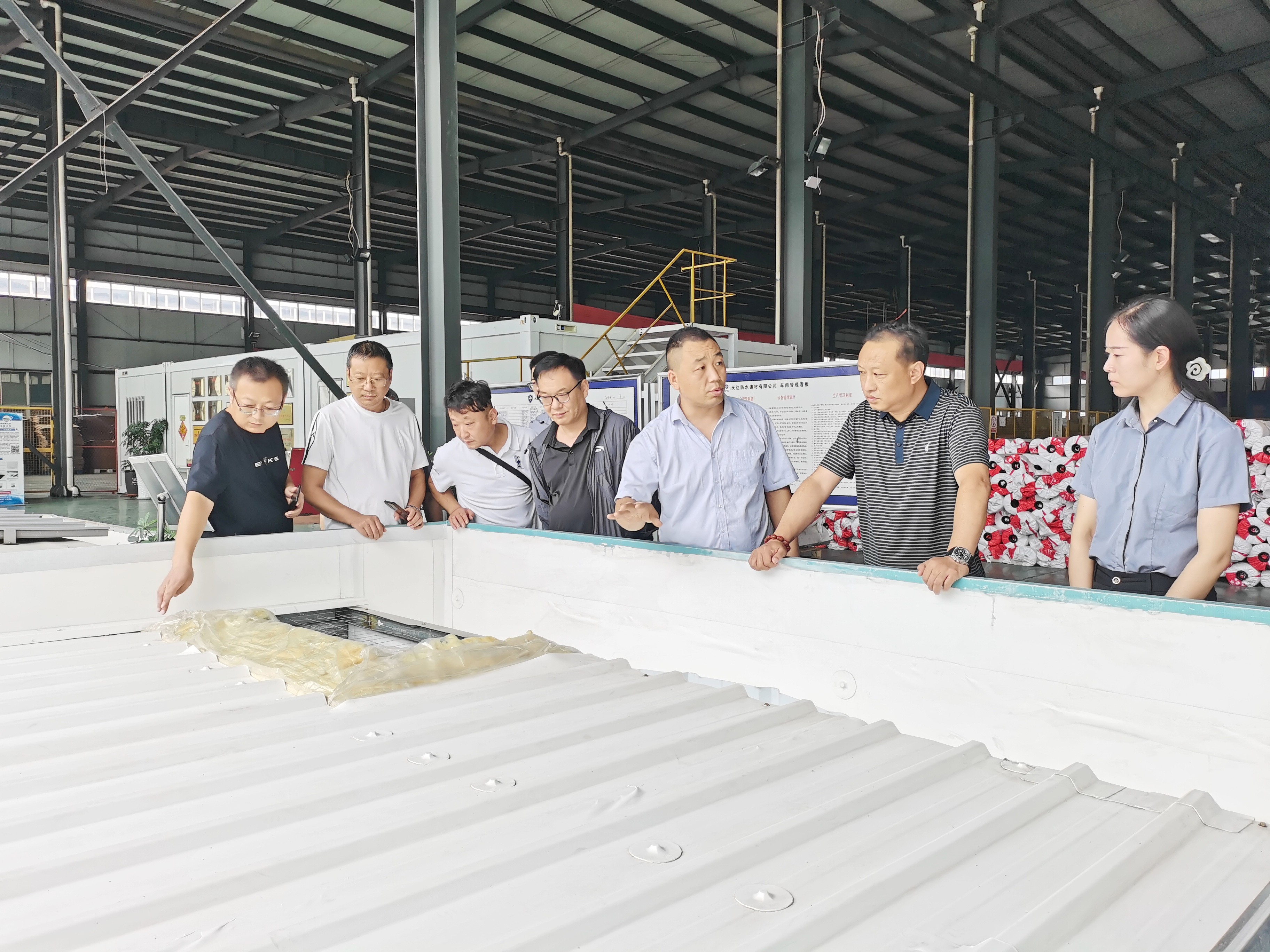 同心同行 携手发展——河南六建天丰钢构张总一行莅临考察